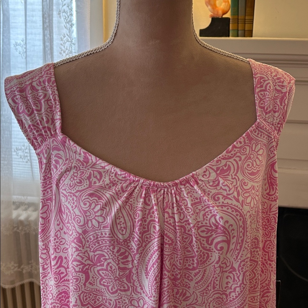 Ellen Tracy Pink Paisley Blouse - Picture 3 of 5